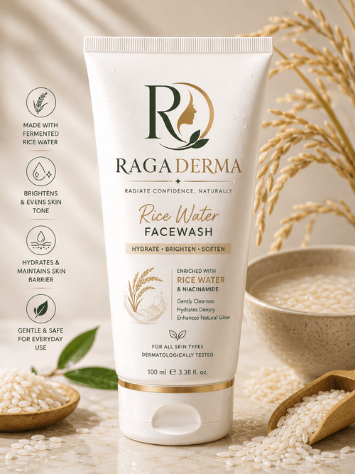 RICE WATER + NIACINAMIDE FACEWASH - RAGADERMA